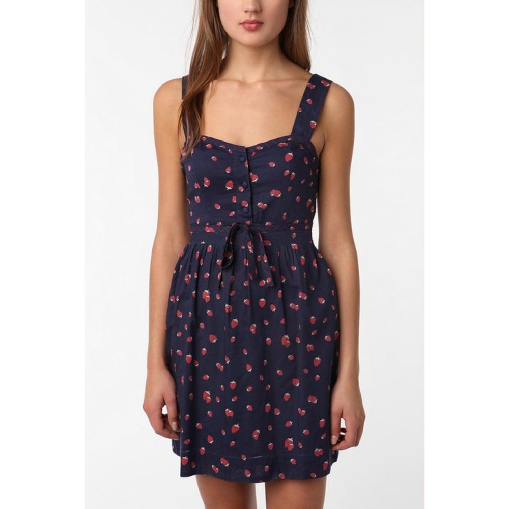 UO Strawberry Print Sundress